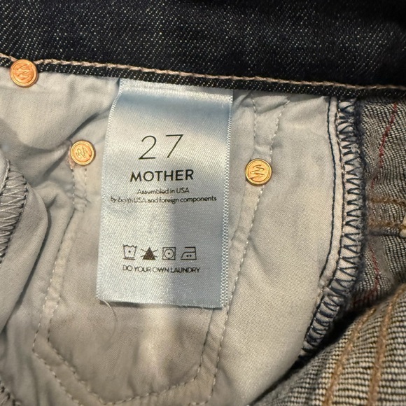 Mother Insider Crop Step Fray Jeans - Speed Racer - Picture 14 of 16